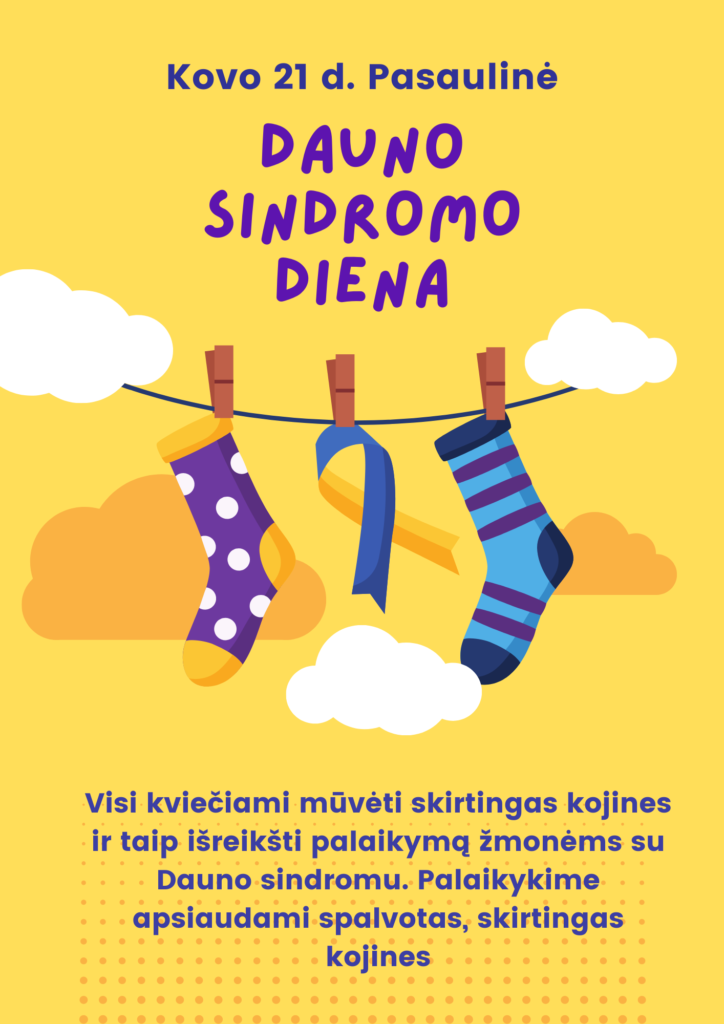 Read more about the article Pasaulinė Dauno sindromo diena